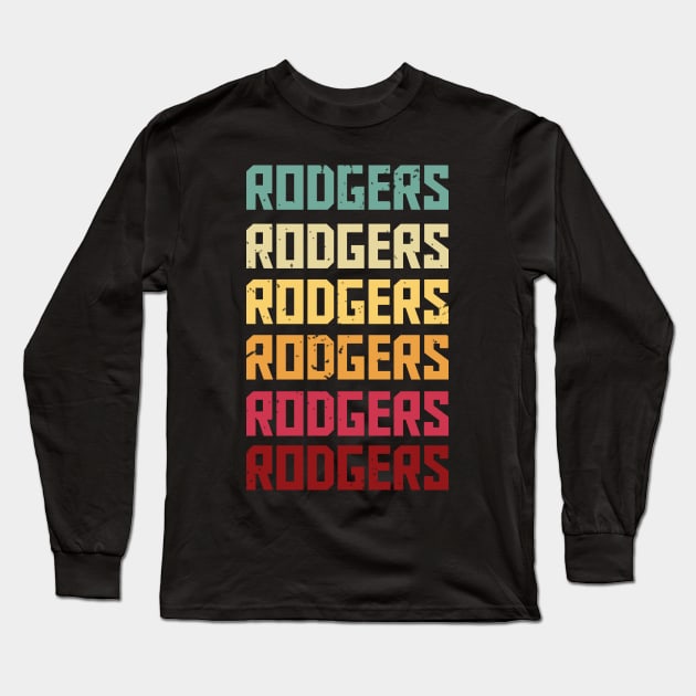 Aaron Rodgers vintage Long Sleeve T-Shirt by AlfinStudio